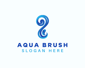 Sea Water Wave logo design