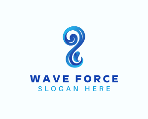 Sea Water Wave logo