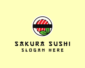 Organic Sushi Restaurant logo design