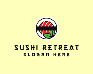 Organic Sushi Restaurant logo design