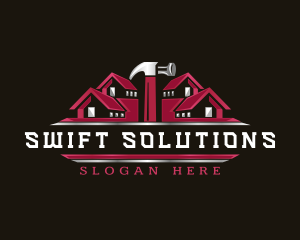 Roof Remodel Residence logo design