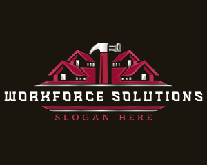 Roof Remodel Residence logo design