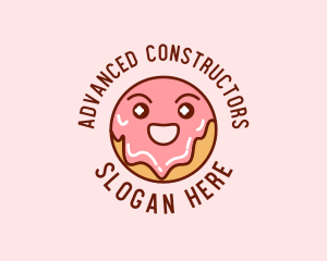 Happy Sweet Donut logo design