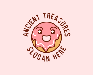 Happy Sweet Donut logo design