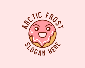 Happy Sweet Donut logo design