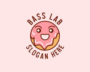 Happy Sweet Donut logo design