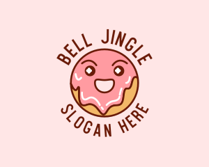 Happy Sweet Donut logo design