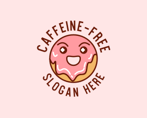 Happy Sweet Donut logo design