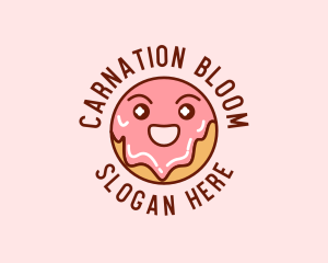 Happy Sweet Donut logo design