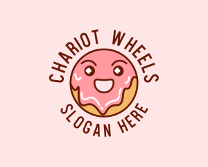 Happy Sweet Donut logo design