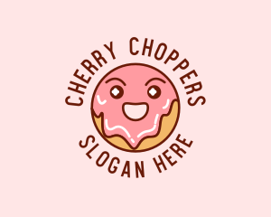 Happy Sweet Donut logo design