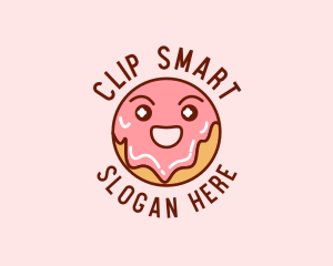 Happy Sweet Donut logo design