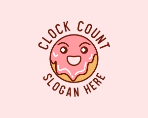 Happy Sweet Donut logo design