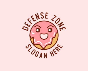 Happy Sweet Donut logo design