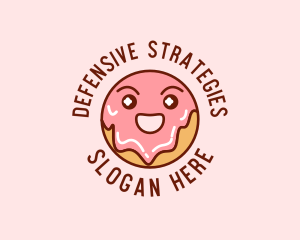 Happy Sweet Donut logo design