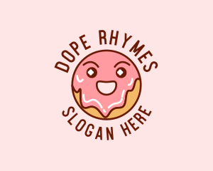 Happy Sweet Donut logo design