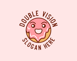 Happy Sweet Donut logo design