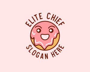 Happy Sweet Donut logo design