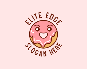 Happy Sweet Donut logo design