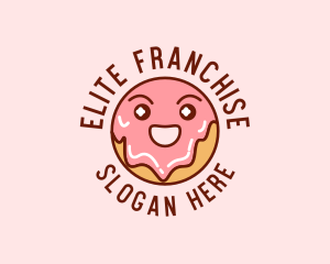 Happy Sweet Donut logo design