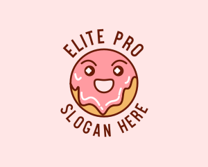 Happy Sweet Donut logo design