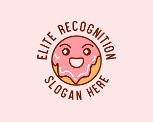 Happy Sweet Donut logo design