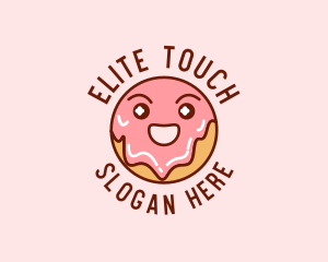 Happy Sweet Donut logo design