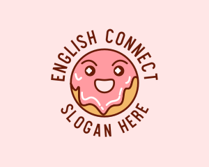 Happy Sweet Donut logo design