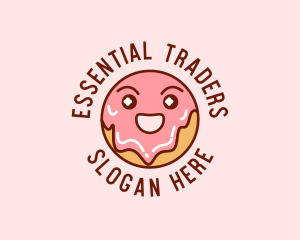 Happy Sweet Donut logo design