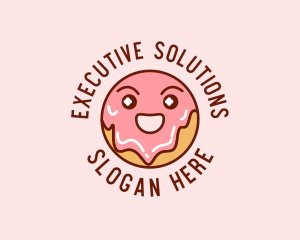 Happy Sweet Donut logo design