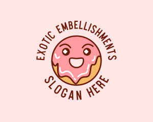 Happy Sweet Donut logo design