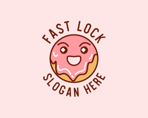 Happy Sweet Donut logo design