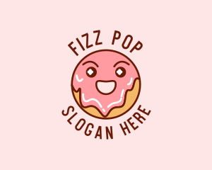 Happy Sweet Donut logo design