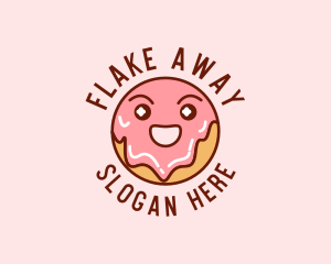 Happy Sweet Donut logo design