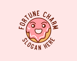 Happy Sweet Donut logo design