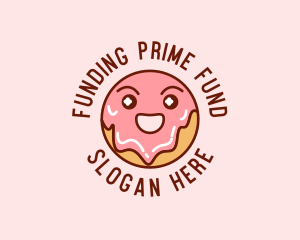 Happy Sweet Donut logo design