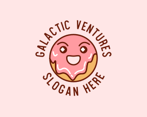 Happy Sweet Donut logo design