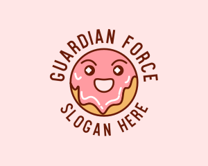 Happy Sweet Donut logo design