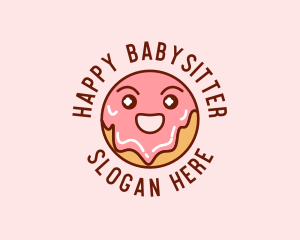 Happy Sweet Donut logo design