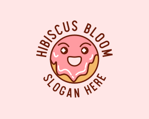 Happy Sweet Donut logo design