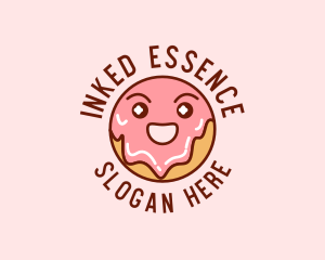 Happy Sweet Donut logo design