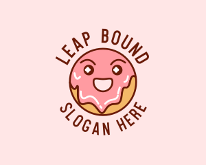 Happy Sweet Donut logo design