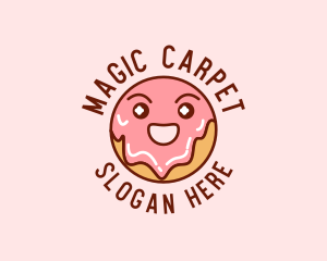 Happy Sweet Donut logo design