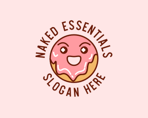 Happy Sweet Donut logo design