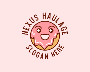 Happy Sweet Donut logo design