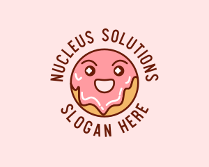 Happy Sweet Donut logo design