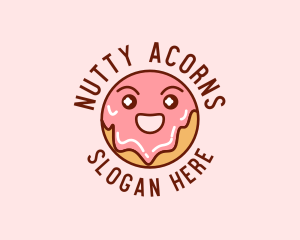 Happy Sweet Donut logo design