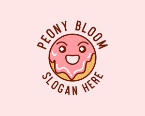 Happy Sweet Donut logo design