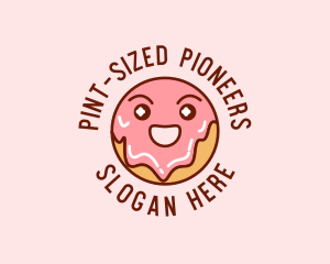 Happy Sweet Donut logo design