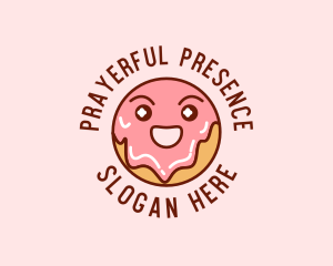 Happy Sweet Donut logo design